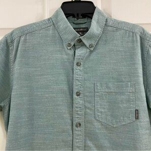Eddie Bauer Classic Fit Men’s Button Down Short Sleeved Shirt Size M